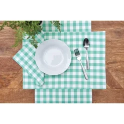 C&F Home Ashford Aqua Table Runner 13" X 72" -C&F Home GUEST 98077d8f fddd 46a5 88d3 9e380be827f0