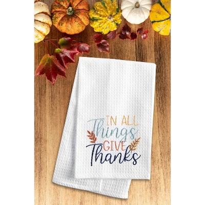 C&F Home Thanksgiving "In All Things Give Thanks" Kitchen Flour Sack Cotton Dishtowel 3 C&F Home Thanksgiving "In All Things Give Thanks" Kitchen Flour Sack Cotton Dishtowel
