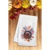 C&F Home Colorful Harvest Turkey Towel
