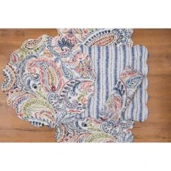 C&F Home Payton Paisley Placemats Set Of 6, 13" X 19" -C&F Home GUEST 9cea0e07 8fc0 499c 9a90 571a189cb098