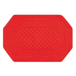 C&F Home Solid Red Octagonal Vintage Design 100% Cotton Set Of 6 Placemats 7 C&F Home Solid Red Octagonal Vintage Design 100% Cotton Set Of 6 Placemats -C&F Home GUEST 9ef49139 cd47 47a9 be9e b5a5e5e51fbf
