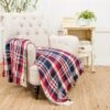C&F Home 50" X 60" Harbor Plaid Red White And Blue Patriotic July 4th Woven Throw Blanket -C&F Home GUEST 9f76a3e8 a7bf 474e 8c4e b509610cab88