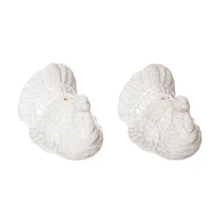 C&F Home White Turkey Stoneware Salt & Pepper Shakers Set Of 2 -C&F Home GUEST a078a669 c69b 442c a43a 3bf1464c2b87