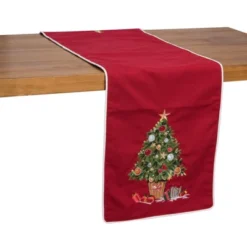 C&F Home Holiday Tree Table Runner 14" X 72"