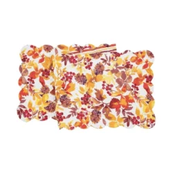 C&F Home Cordelia Watercolor Falling Leaves Quilted 100% Cotton Table Runner 14" X 51" -C&F Home GUEST a6ac9f07 0dfe 4e65 b302 8f7a067bb22d
