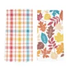 C&F Home Fall Leaves & Plaid Printed & Woven Kitchen Towel Set Of 2 -C&F Home GUEST a6c0ef1f 3551 46a9 8a8e 3e36aa6bd9d8