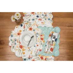 C&F Home Sheila Wildflower Placemats Set Of 6 All Seasons Floral Flowers Watercolor, 13" X 19" -C&F Home GUEST a6fa224a 9794 495a 95b7 0028aa35faba 1