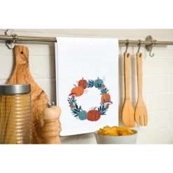 C&F Home Pumpkin Wreath Halloween Dishtowel 7 C&F Home Pumpkin Wreath Halloween Dishtowel -C&F Home GUEST a718bd59 4c2f 46c6 a0ed 26dc2ef85755