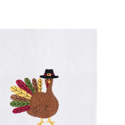 C&F Home "Happy Thanksgiving" Turkey Cotton Flour Sack Kitchen Dishtowel 3 C&F Home "Happy Thanksgiving" Turkey Cotton Flour Sack Kitchen Dishtowel