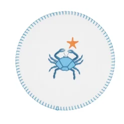 C&F Home Crab Felt RD Placemats Set Of 6 -C&F Home GUEST a98c4e7b 1351 4c06 8ec3 a598fb345018