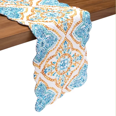C&F Home Terrace Medallion Table Runner 14" X 51" 3 C&F Home Terrace Medallion Table Runner 14" X 51"