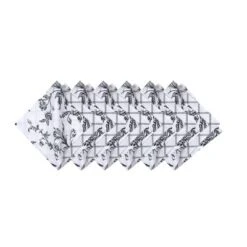 C&F Home Bleighton Black Cotton Napkin Machine Washable Set Of 6 -C&F Home GUEST aa122348 c996 4df6 b1f1 78fac31e743a