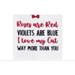 C&F Home Valentine's Day "I Love My Cat" Whiskers Embroidered Flour Sack Kitchen Dishtowel -C&F Home GUEST ac2c3c68 00bd 40ed 9aa5 4c22b5a5a341