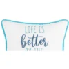 C&F Home Better By The Ocean Embroidered Throw Pillow