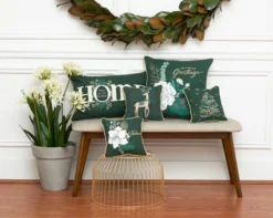 C&F Home Emerald Reindeer Pillow