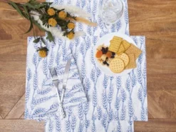 C&F Home Blue Harvest Wheat Napkins Set Of 6 -C&F Home GUEST b117ce81 4058 4ed7 8ef1 3d02eb70a5f1 1