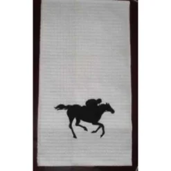 C&F Home Equestrian Face Right Kitchen Towel
