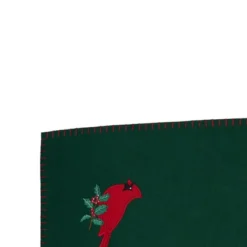 C&F Home Cardinal Holly Felt Table Runner 12" X 47.25"