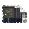 C&F Home Greenstone Pines Scalloped Placemats Set Of 6 Black Bear Moose, 13" X 19" -C&F Home GUEST b8d51776 3038 4749 a555 62b517d3d471