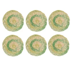 C&F Home Kaleidoscope Charger Set Of 6