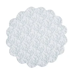 C&F Home Seafoam Reef Scalloped Round Placemats Set Of 6 Nautical Design Coral, 17" 12 C&F Home Seafoam Reef Scalloped Round Placemats Set Of 6 Nautical Design Coral, 17" -C&F Home GUEST bae927ff eb40 445a b374 01f45518f83c
