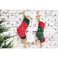 C&F Home 8.5" X 20" Snowflake "Joy" Premium Christmas Stocking -C&F Home GUEST bbdee031 ef5d 4e54 8733 3816cafe8402