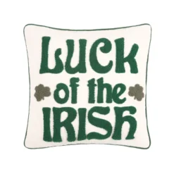 C&F Home 18" X 18" Luck Of The Irish Clover St. Patrick's Pillow -C&F Home GUEST bd0c811f 77ad 461e b003 1209393567e7