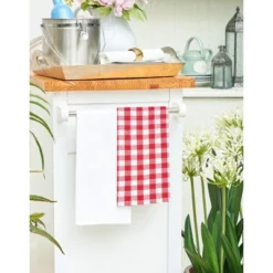 C&F Home Ashford Red Cotton Kitchen Towel -C&F Home GUEST bd7e8969 66bd 4488 b3ac 99277e39fceb