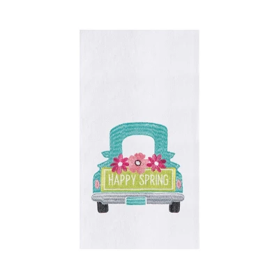 C&F Home "Happy Spring" Pickup Truck Easter Spring Theme Flour Sack Kitchen Dishtowel 6 C&F Home "Happy Spring" Pickup Truck Easter Spring Theme Flour Sack Kitchen Dishtowel - Image 4