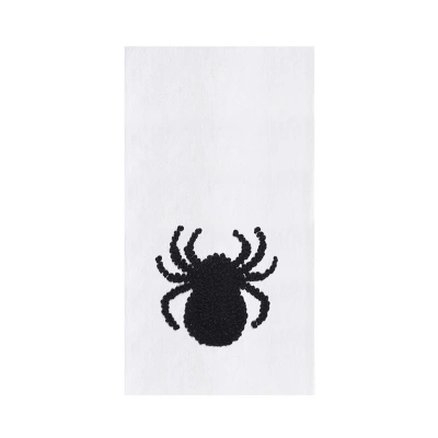 C&F Home Halloween French Knot Black Spider100% Cotton Flour Sack Dishtowel 5 C&F Home Halloween French Knot Black Spider100% Cotton Flour Sack Dishtowel - Image 3