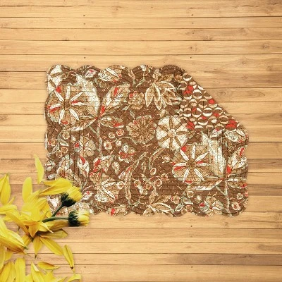 C&F Home Sedona Cotton Quilted Rectangular Reversible Placemats Set Of 6, 13" X 19" 3 C&F Home Sedona Cotton Quilted Rectangular Reversible Placemats Set Of 6, 13" X 19"