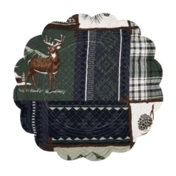 C&F Home Greenstone Pines Round Scalloped Placemats Set Of 6 Black Bear Moose, 17" 9 C&F Home Greenstone Pines Round Scalloped Placemats Set Of 6 Black Bear Moose, 17" -C&F Home GUEST c2d467f6 c4e4 42b0 876c 37d3e52bccb6