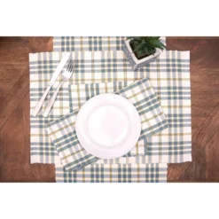 C&F Home Simmons Plaid Table Thanksgiving Table Runner 13" X 72"