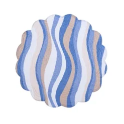 C&F Home Seahorse Sands Reversible Machine Washable Scallop Quilt Round Placemats Set Of 6 -C&F Home GUEST c515ac53 fb0c 4c7a aae7 59f56b5111ed