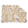 C&F Home Shay Damask Placemats Set Of 6, 13" X 19" -C&F Home GUEST c79cbe2b 8edc 413a 8280 c4c844584049