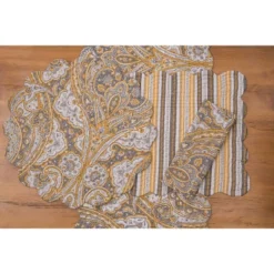 C&F Home Shay Damask Placemats Set Of 6, 13" X 19" -C&F Home GUEST c7b26336 fe4c 468b a48f bd656eee549e 1