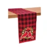 C&F Home Christmas Holiday Red Cardinal W/ Wreath Red & Black Plaid Cotton Table Runner 13" X 72" -C&F Home GUEST c82018db 09fd 4002 b5f4 fcaae1d47f80