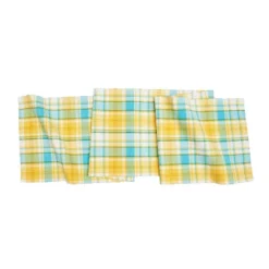 C&F Home Citrus Mist Plaid Table Runner 13" X 72" -C&F Home GUEST c866154e 97a4 4d4b b4c4 69c81d51534c