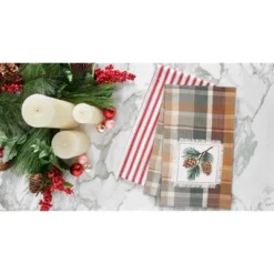 C&F Home Aspen Plaid Pinecone Towel -C&F Home GUEST c974ebe2 a0c6 4c2c 9c55 efa0f8ce2d62