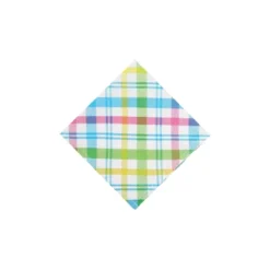 C&F Home Easter Spring Blossom Pastels Plaid Printed Single Cloth Napkin -C&F Home GUEST cbcb55e8 42ed 4734 93b0 47187420553f