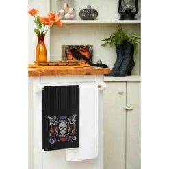 C&F Home Magic In Your Bones Skull Halloween Embroidered Cotton Waffle Weave Kitchen Towel -C&F Home GUEST ce01f08f c5b4 4472 960e 5675de39b5cd
