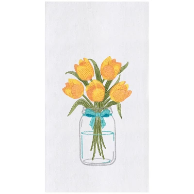 C&F Home Tulip Mason Jar Towel 6 C&F Home Tulip Mason Jar Towel - Image 4