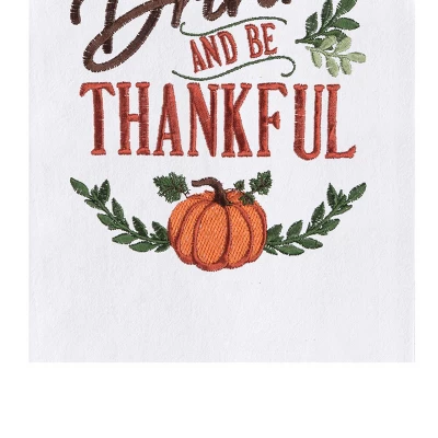 C&F Home Eat, Drink, Thankful Pumpkin Towel 4 C&F Home Eat, Drink, Thankful Pumpkin Towel - Image 2
