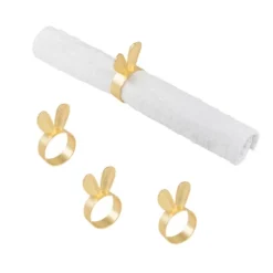 C&F Home Easter Gold Bunny Rabbit Ears Napkin Ring Set Of 4 -C&F Home GUEST d0b69df6 bc4b 43c9 b8e8 4b4eb88aa9b5