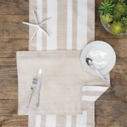 C&F Home Sol Stripe Table Runner