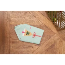 C&F Home Vintage Christmas Napkin Set Of 6