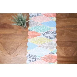 C&F Home Surfside Sound Cotton Table Runner 14" X 51" - Nautical Beach