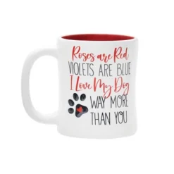C&F Home 16 Oz. Valentine's Day "Roses Are Red Violets Are Blue I Love My Dog Way More Than You" Pawprint Ceramic Coffee Tea Hot Chocolate Mug 13 C&F Home 16 Oz. Valentine's Day "Roses Are Red Violets Are Blue I Love My Dog Way More Than You" Pawprint Ceramic Coffee Tea Hot Chocolate Mug -C&F Home GUEST d52d4fd9 1b7b 48bf 814c 2e3e3fc58c5c