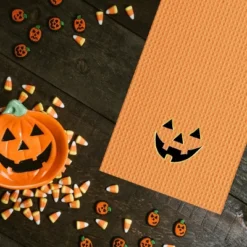 C&F Home Jack-O-Lantern Waffle Weave Kitchen Towel Set Of 2 -C&F Home GUEST d558e358 f626 4349 b3cb f45d5679110b