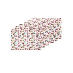 C&F Home Ho Ho Ho Placemats Set Of 6, 14" X 20" -C&F Home GUEST d66107ff 8ff8 4c2f a7ae 1e3fbe09c1d2